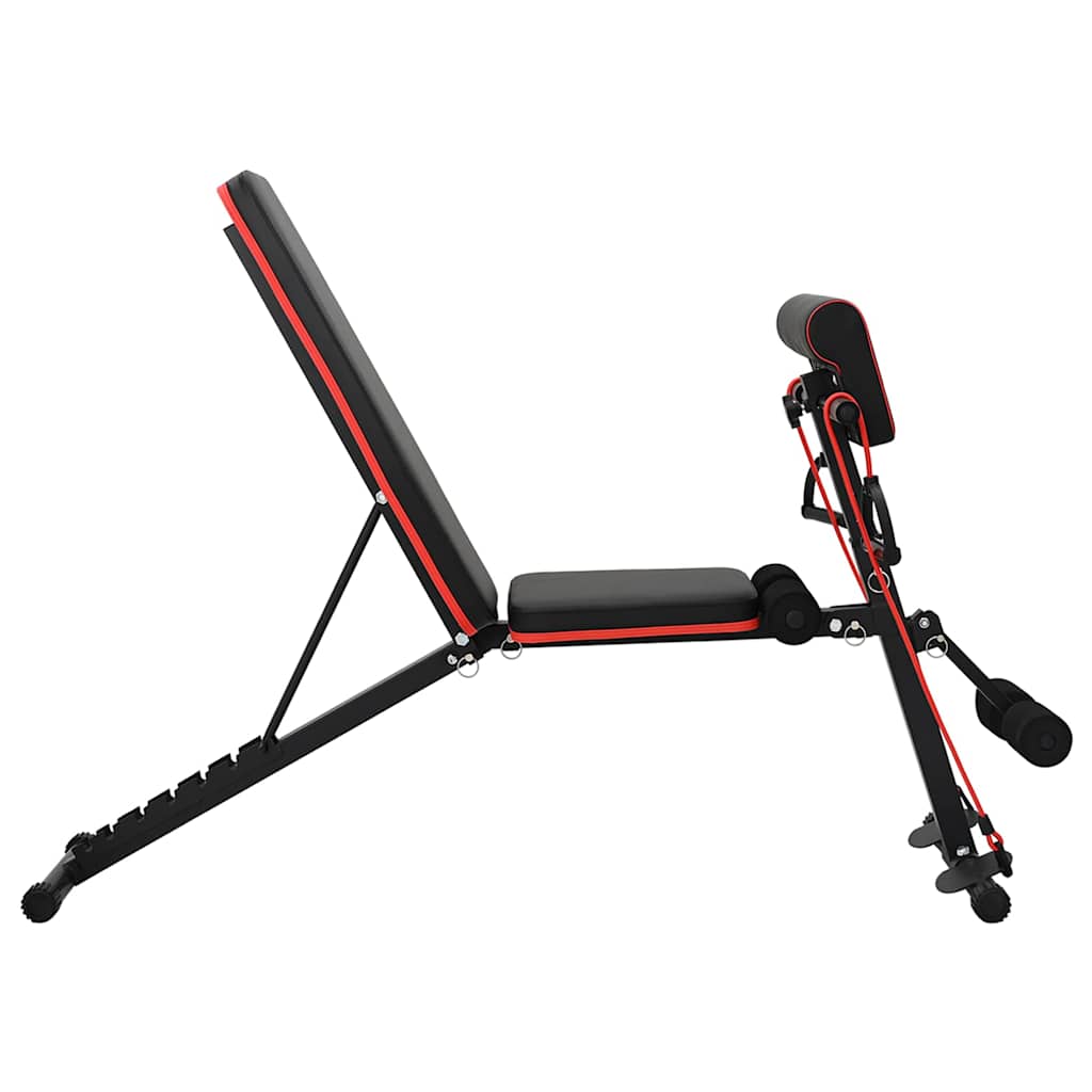 Klupa za težine Crna 131 x 41 x 100 cm Čelik s prahom premazan