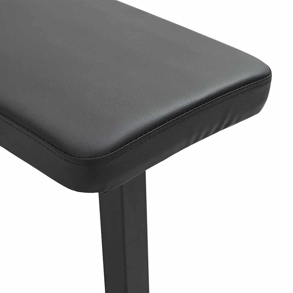 Klupa za težine Crna 108 x 27 x 41 cm Čelik s prahom premazan
