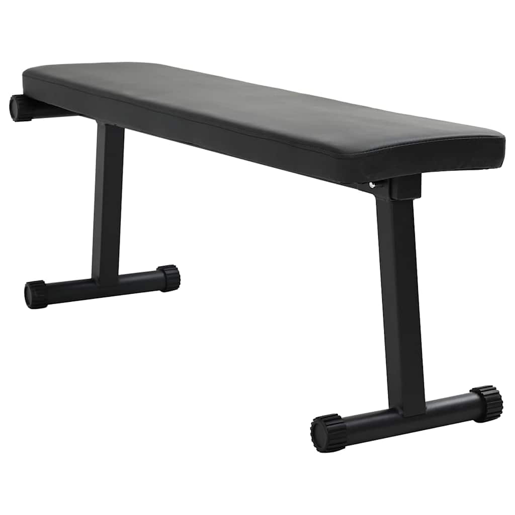 Klupa za težine Crna 108 x 27 x 41 cm Čelik s prahom premazan
