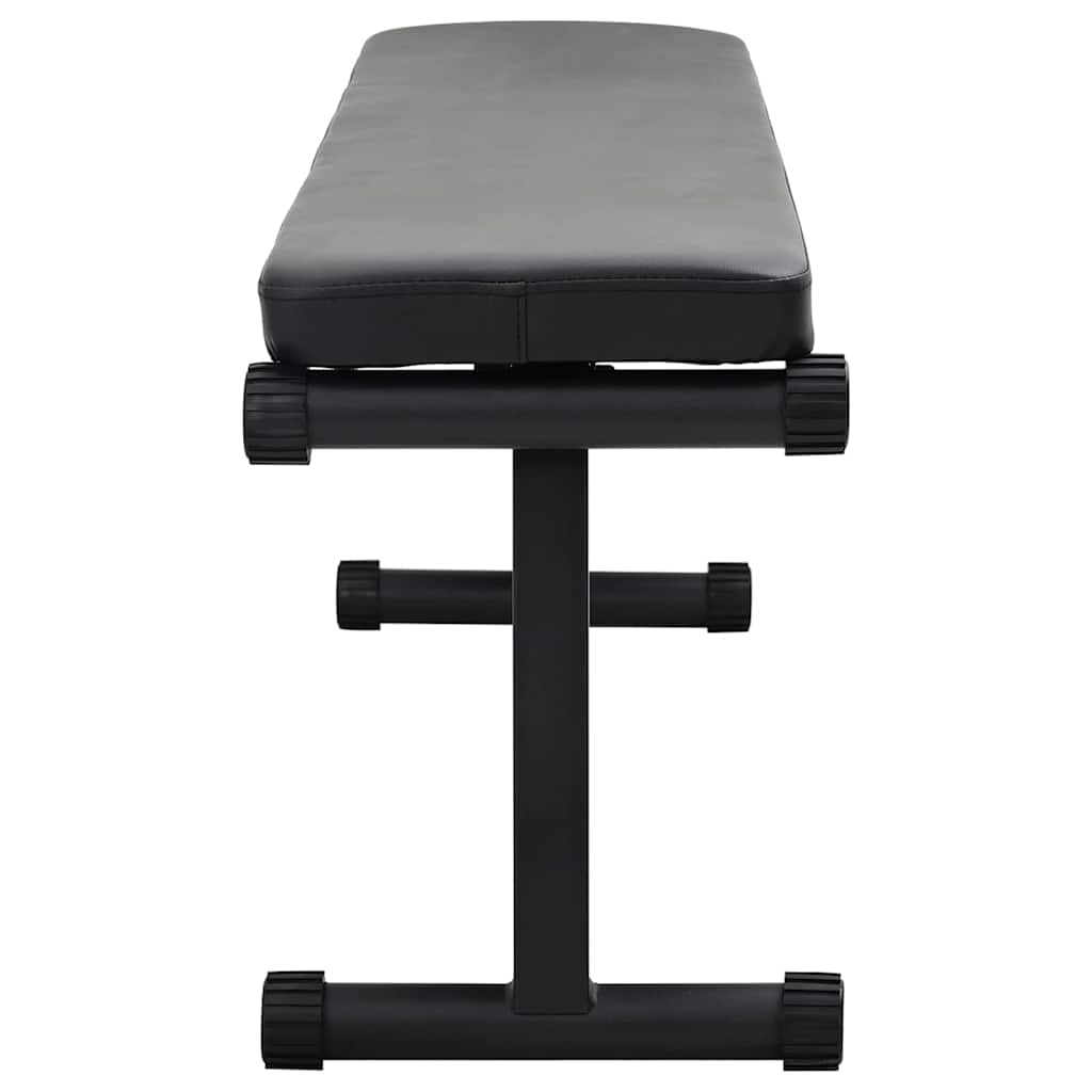 Klupa za težine Crna 108 x 27 x 41 cm Čelik s prahom premazan
