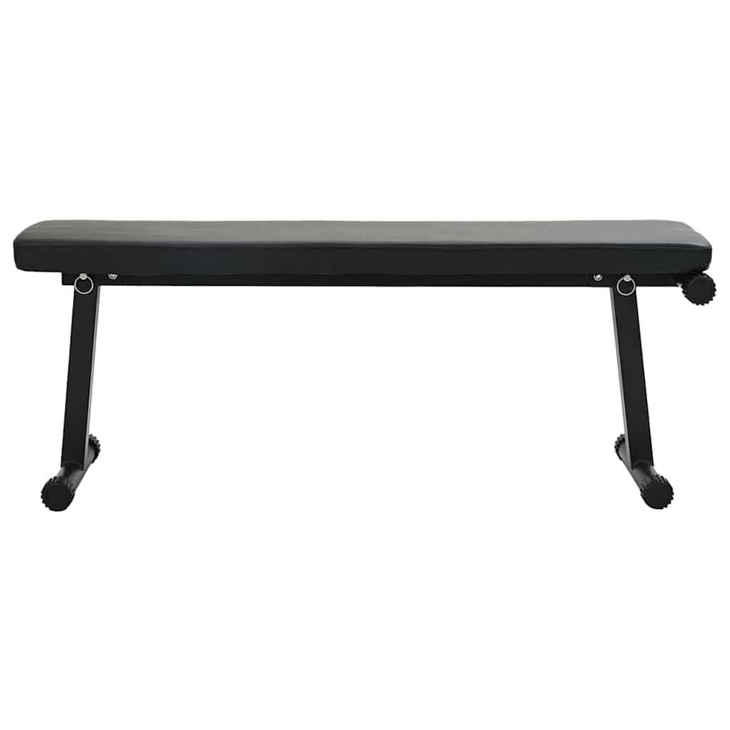 Klupa za težine Crna 108 x 27 x 41 cm Čelik s prahom premazan