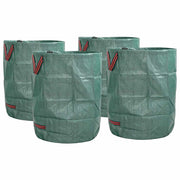 Vreće za otpad u vrtu 4 pcs Zelena 66 x 66 x 83,5 cm
