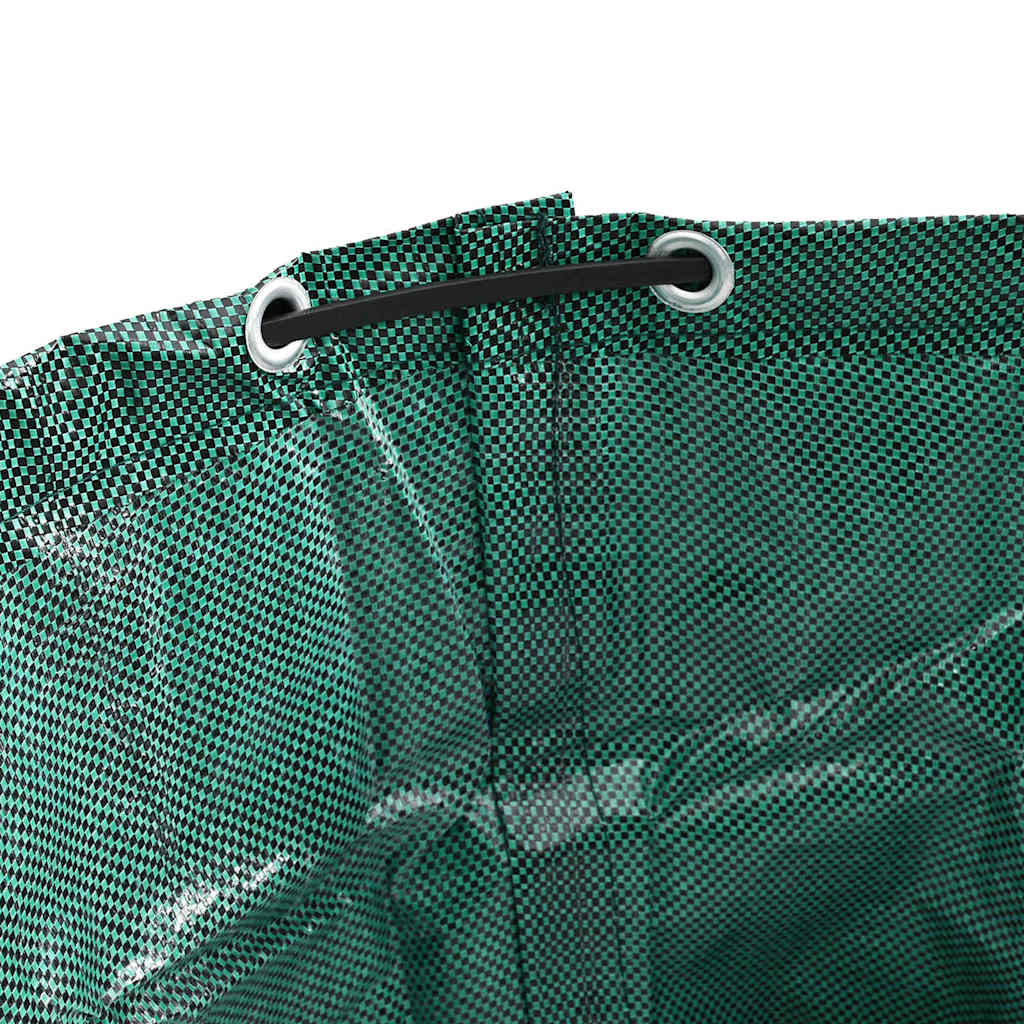 Vreće za otpad u vrtu 12 pcs Zelena 45 x 45 x 76 cm