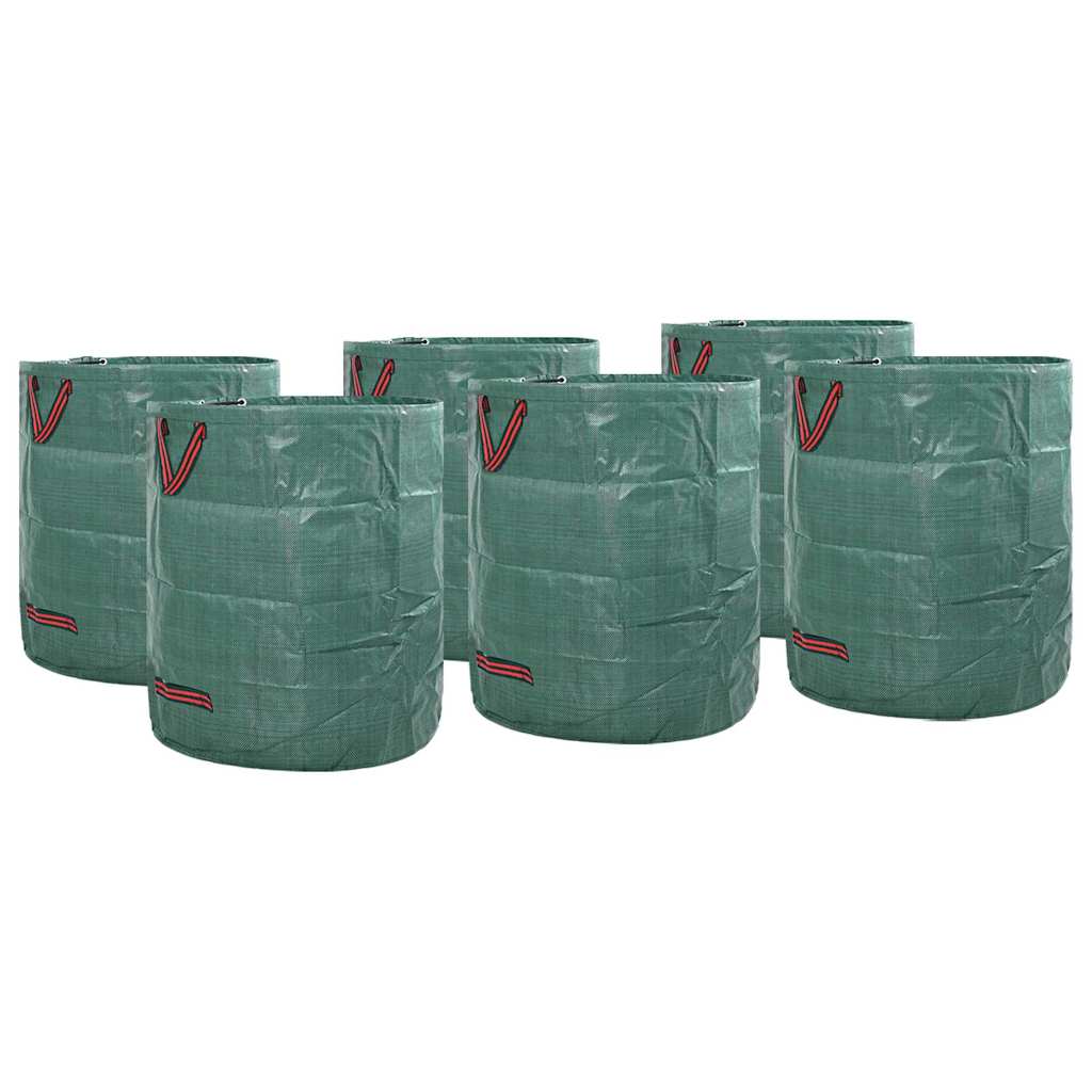 Vreće za otpad u vrtu 12 pcs Zelena 45 x 45 x 76 cm