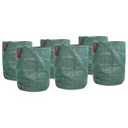 Vreće za otpad u vrtu 12 pcs Zelena 66 x 66 x 83,5 cm