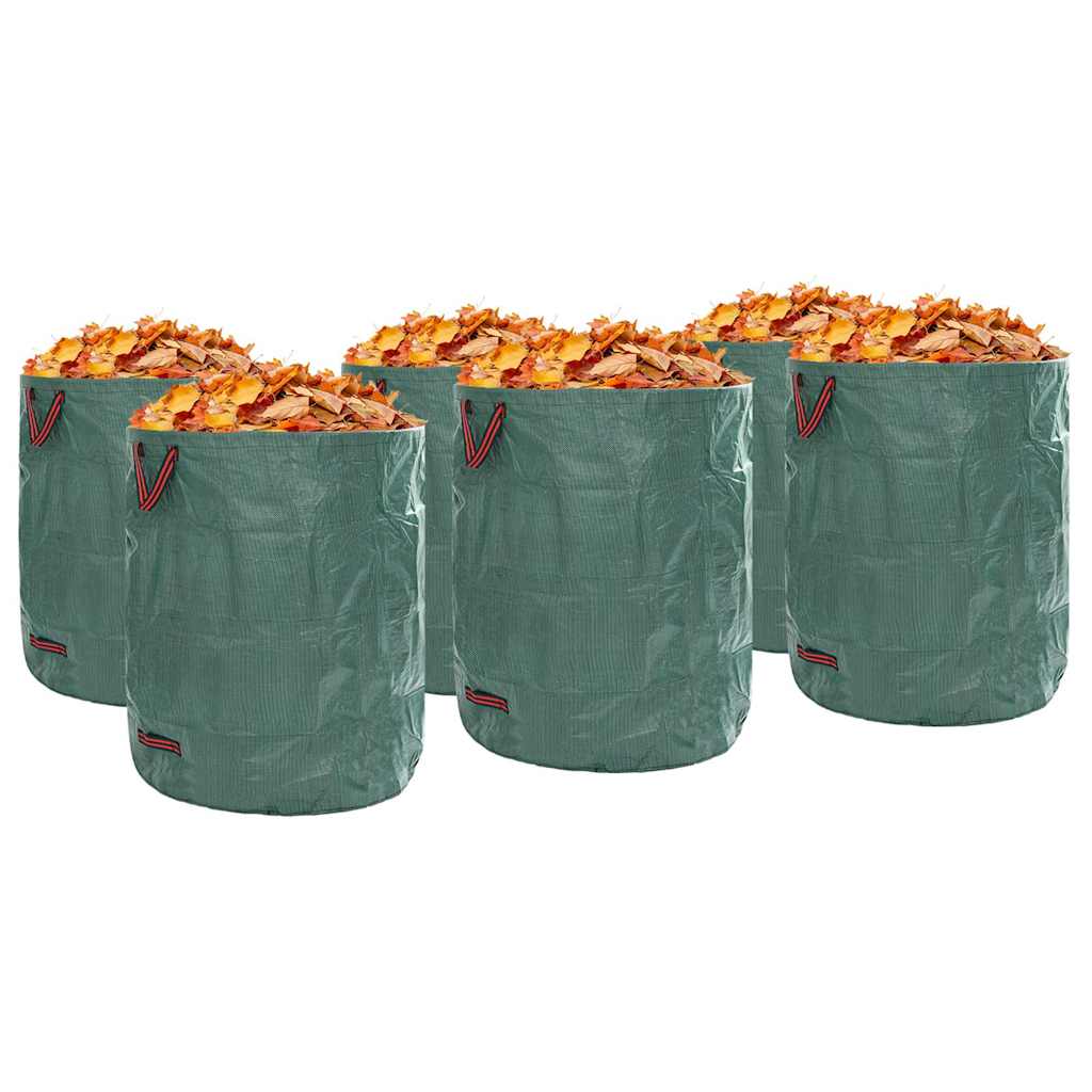 Vreće za otpad u vrtu 12 pcs Zelena 79 x 79 x 99,5 cm
