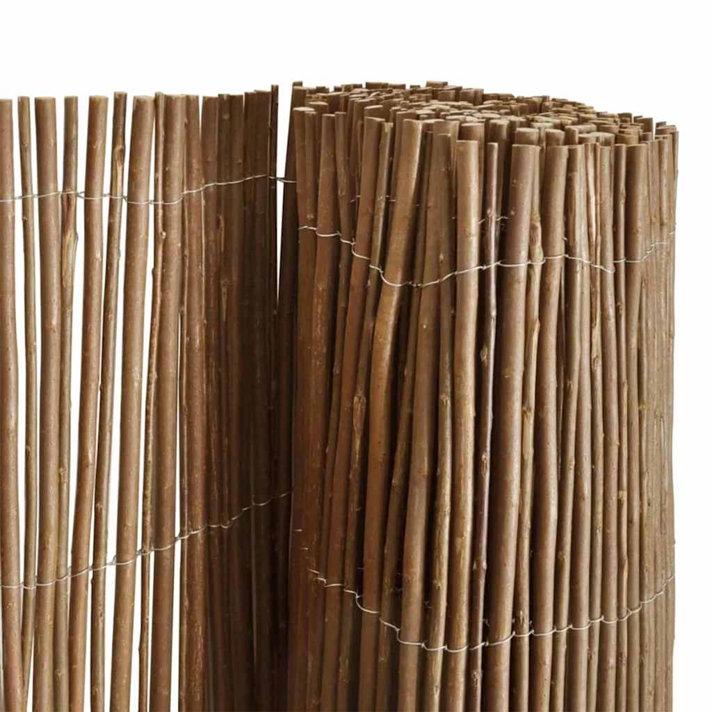 Ograda od vrbovog drveta Prirodna 150 x 500 cm Vrba