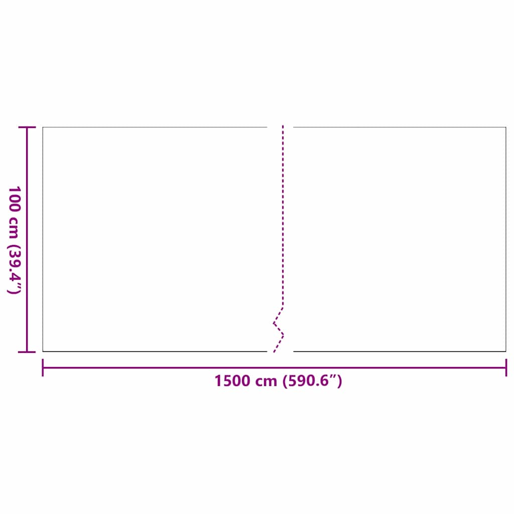Umjetna trava 1500 x 100 x 3 cm PP i PE