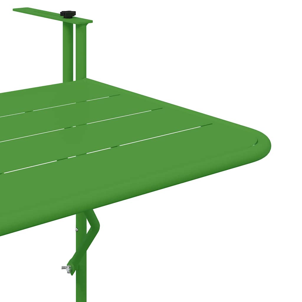 Viseci Balkon Stol Zelena 60 x 39 x 65 cm Čelik