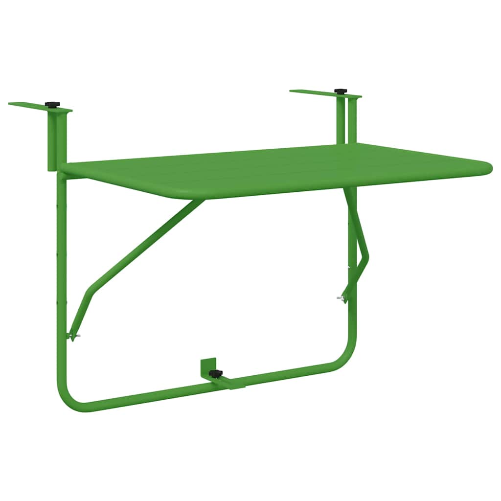Viseci Balkon Stol Zelena 60 x 39 x 65 cm Čelik