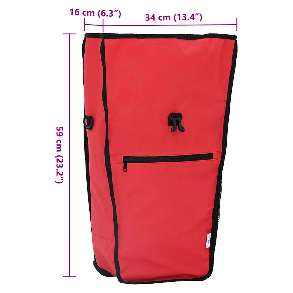 Torba za bicikl Crvena 34 x 16 x 59 cm Poliester