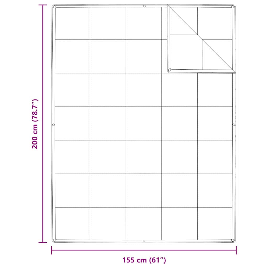 2-u-1 Punionica Bijelo 155 x 200 cm Perje