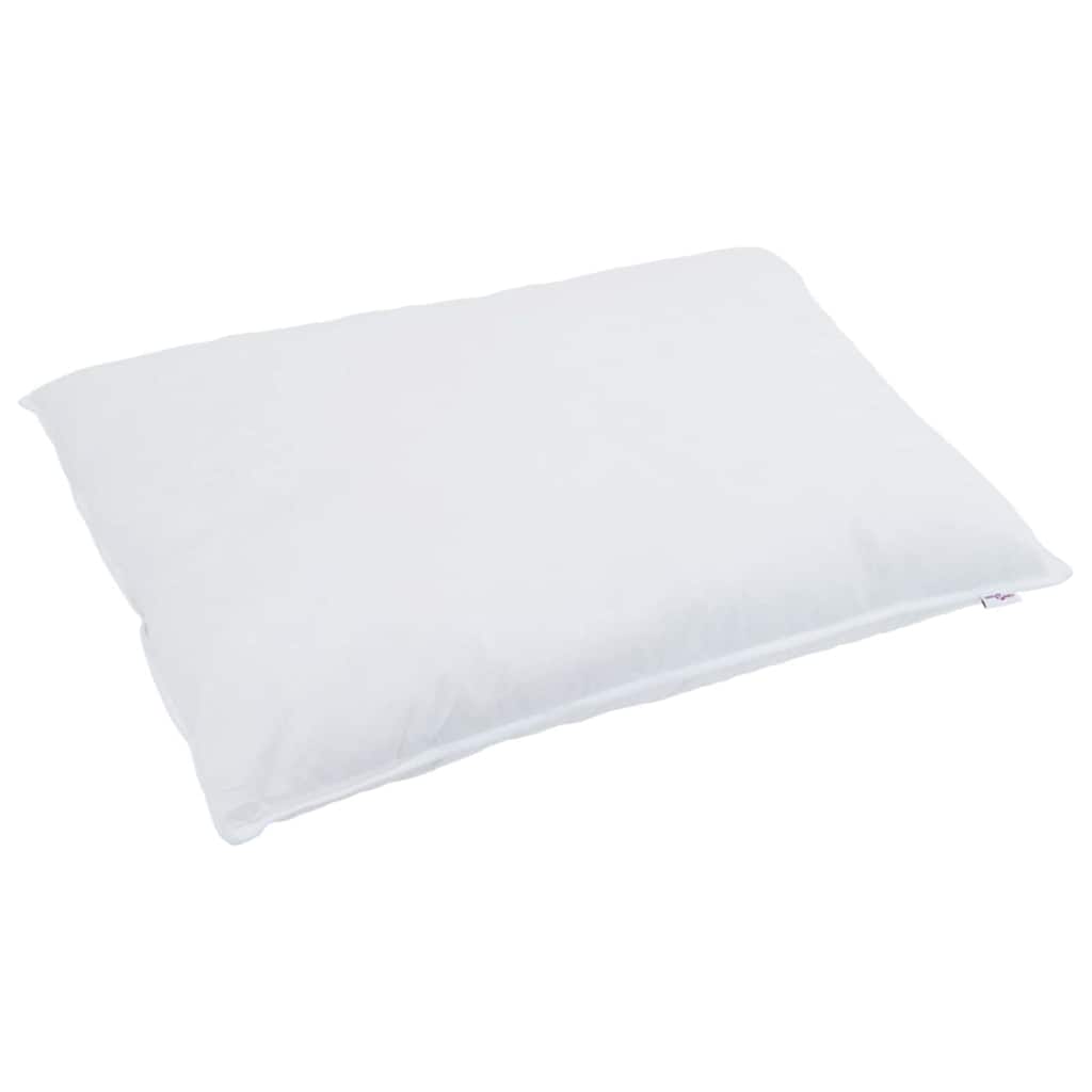 Jastuk s jastukom 2 pcs Bijelo 50 x 75 cm Perje