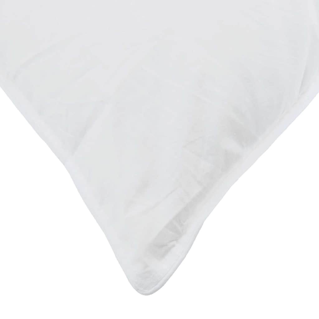 Jastuk s jastukom 2 pcs Bijelo 60 x 60 cm Perje