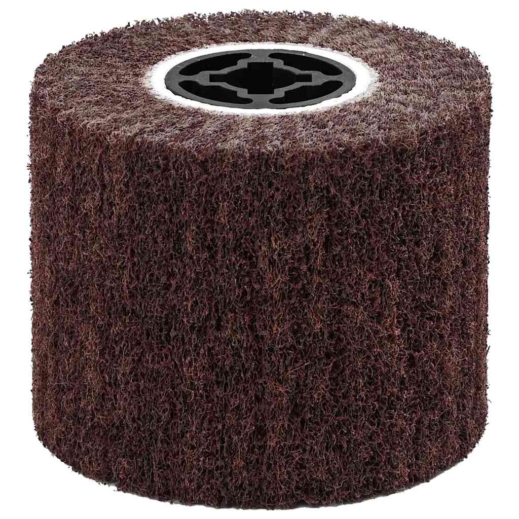 Brusni valjci 3 pcs Smeđa 12 x 12 x 10 cm Sintetička vlakna