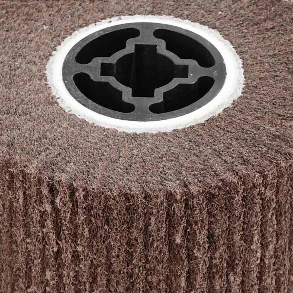 Brusni valjci 3 pcs Smeđa 12 x 12 x 10 cm Sintetička vlakna