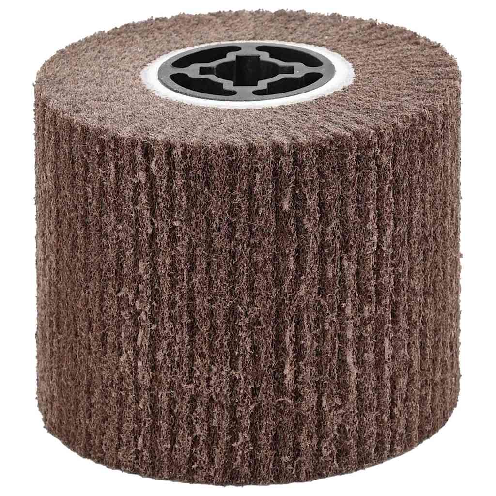 Brusni valjci 3 pcs Smeđa 12 x 12 x 10 cm Sintetička vlakna