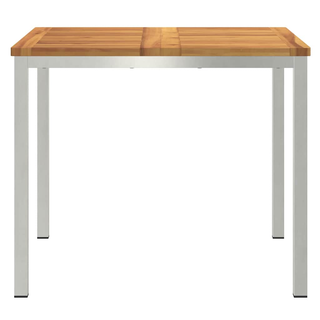 TrpezarijskiStol Smeđa 90 x 90 x 75 cm Čvrsto drvo akacije