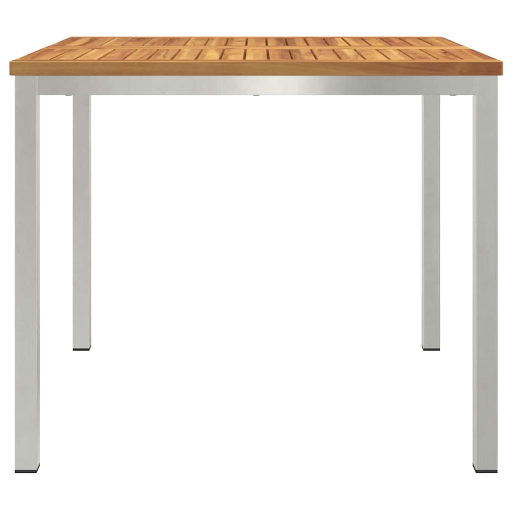 TrpezarijskiStol Smeđa 90 x 90 x 75 cm Čvrsto drvo akacije
