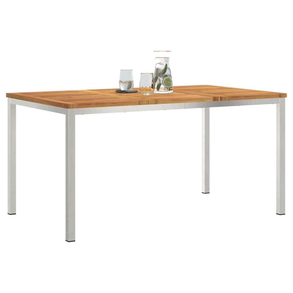 TrpezarijskiStol Smeđa 150 x 90 x 75 cm Čvrsto drvo akacije
