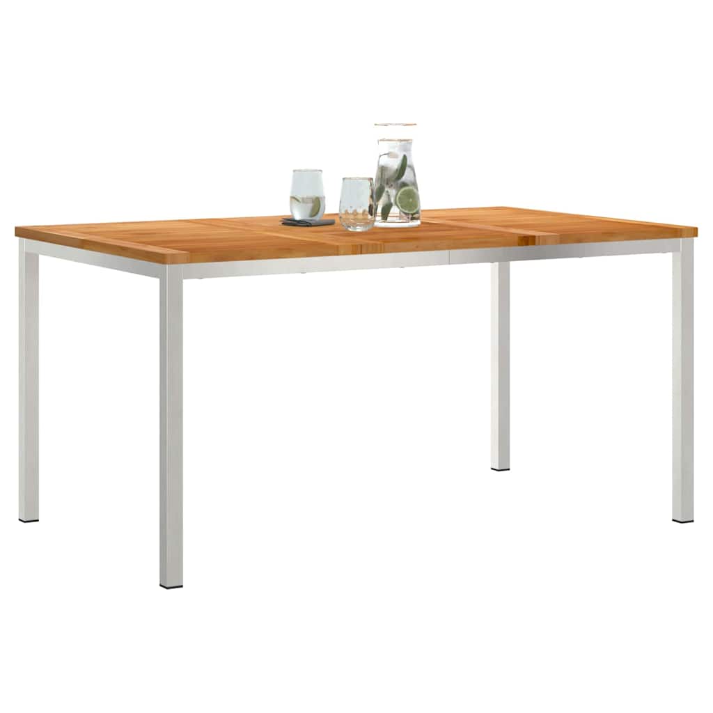 TrpezarijskiStol Smeđa 150 x 90 x 75 cm Čvrsto teak drvo
