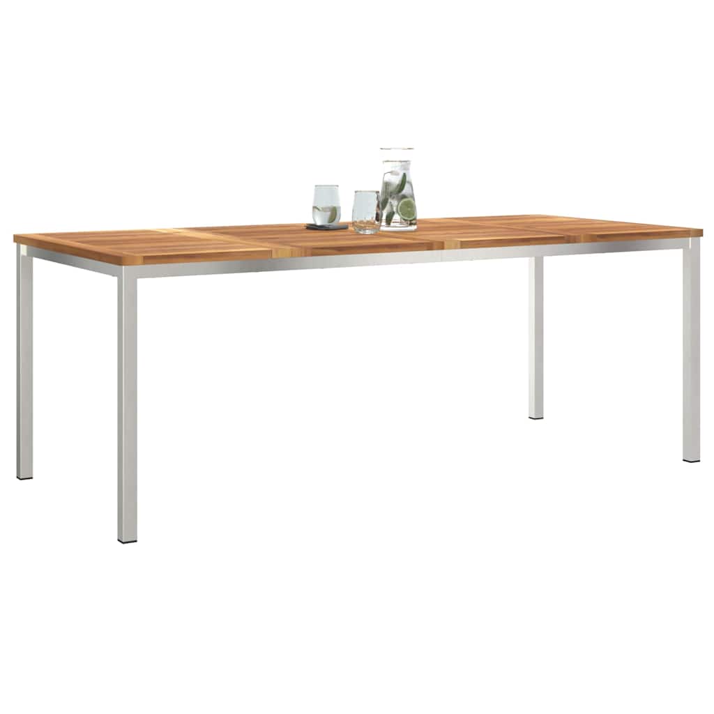 TrpezarijskiStol Smeđa 200 x 90 x 75 cm Čvrsto teak drvo