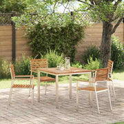 Vrtna stolica 4 pcs Prirodna nafta Čvrsto teak drvo