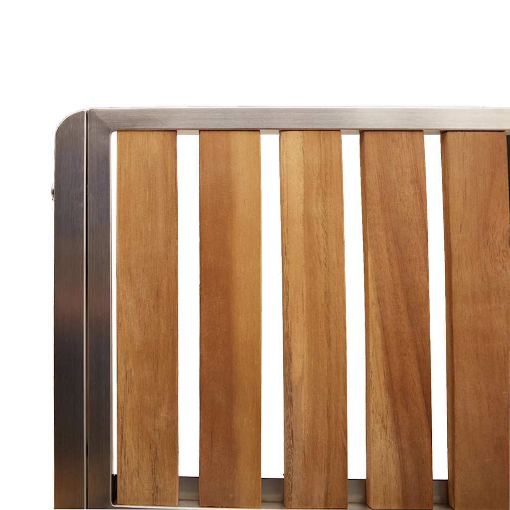 Vrtna stolica 4 pcs Smeđa 56 x 54,5 x 87 cm Čvrsto drvo akacije