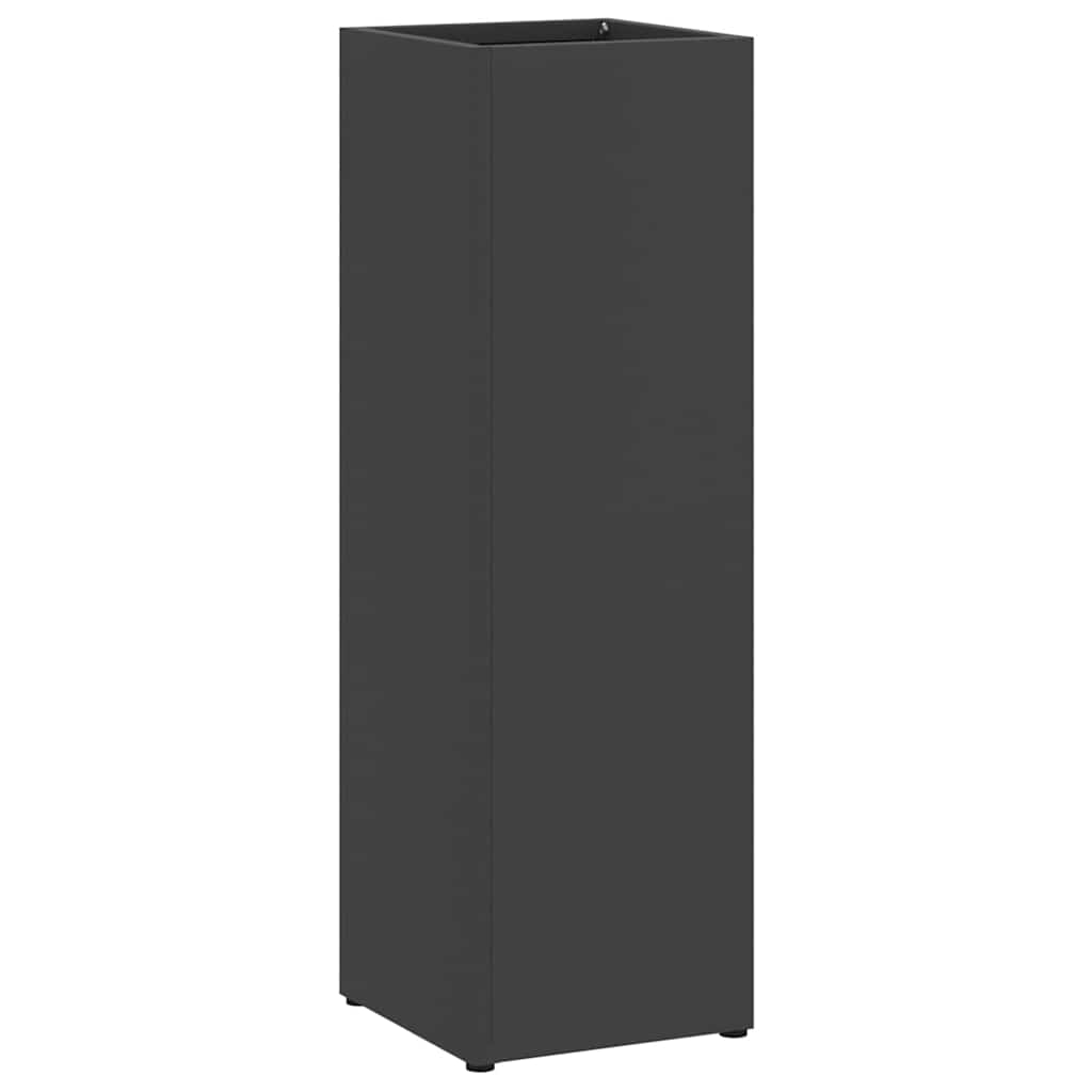 Stalak za kišobran s pohranom Crna 15,5 x 15,5 x 49 cm Metal