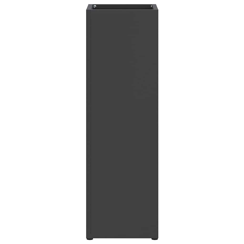 Stalak za kišobran s pohranom Crna 15,5 x 15,5 x 49 cm Metal