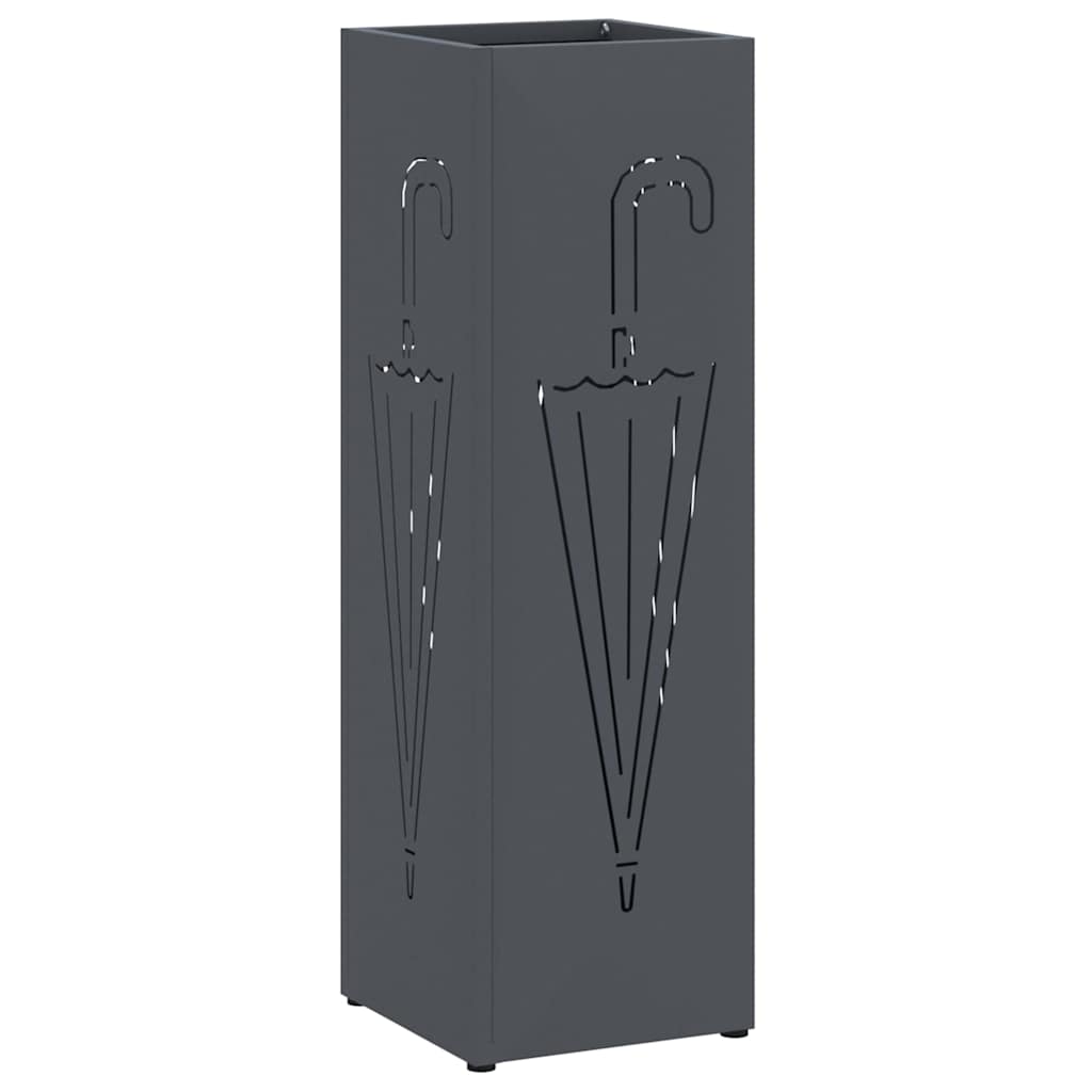 Stalak za kišobran Antracit 15,5 x 15,5 x 49 cm Metal