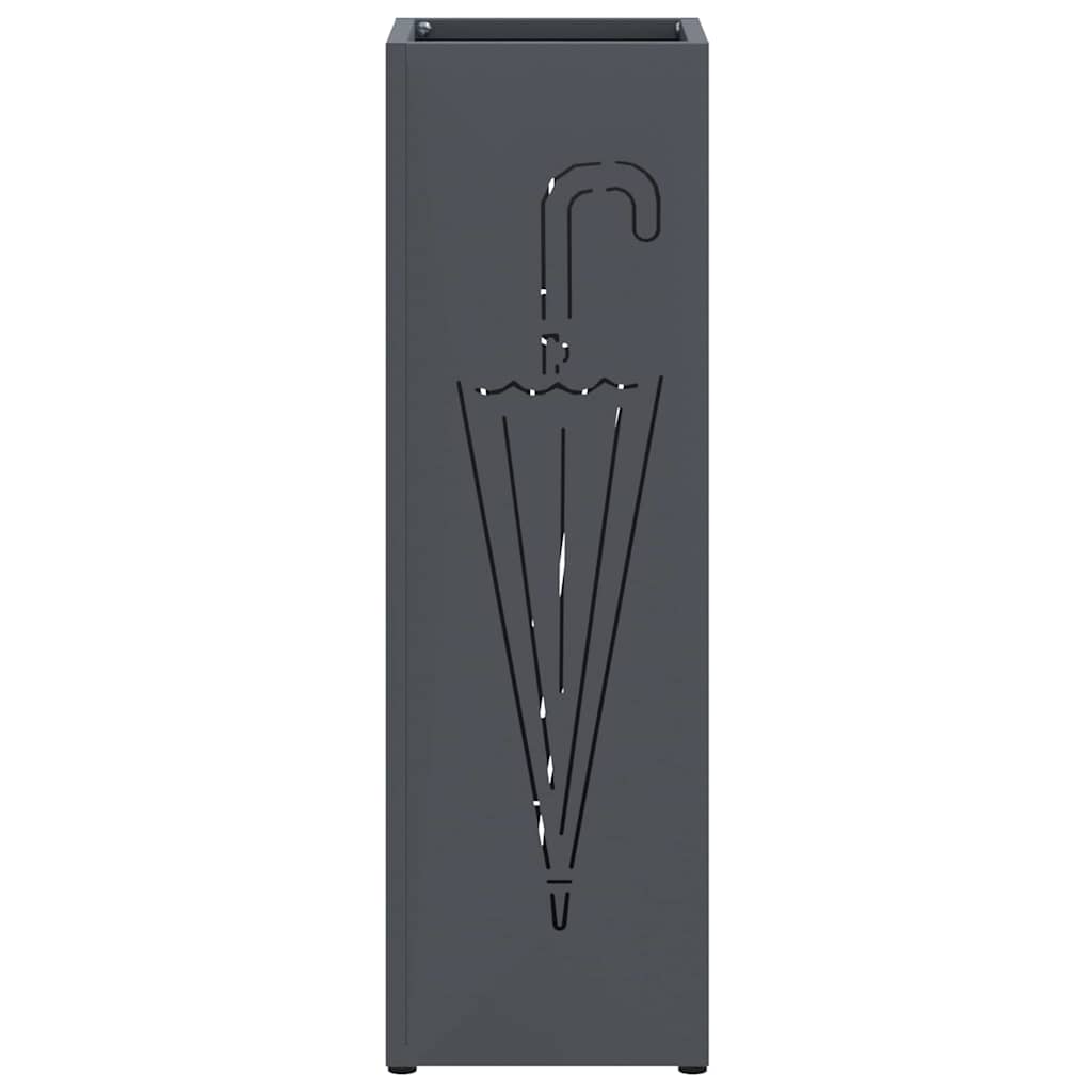 Stalak za kišobran Antracit 15,5 x 15,5 x 49 cm Metal