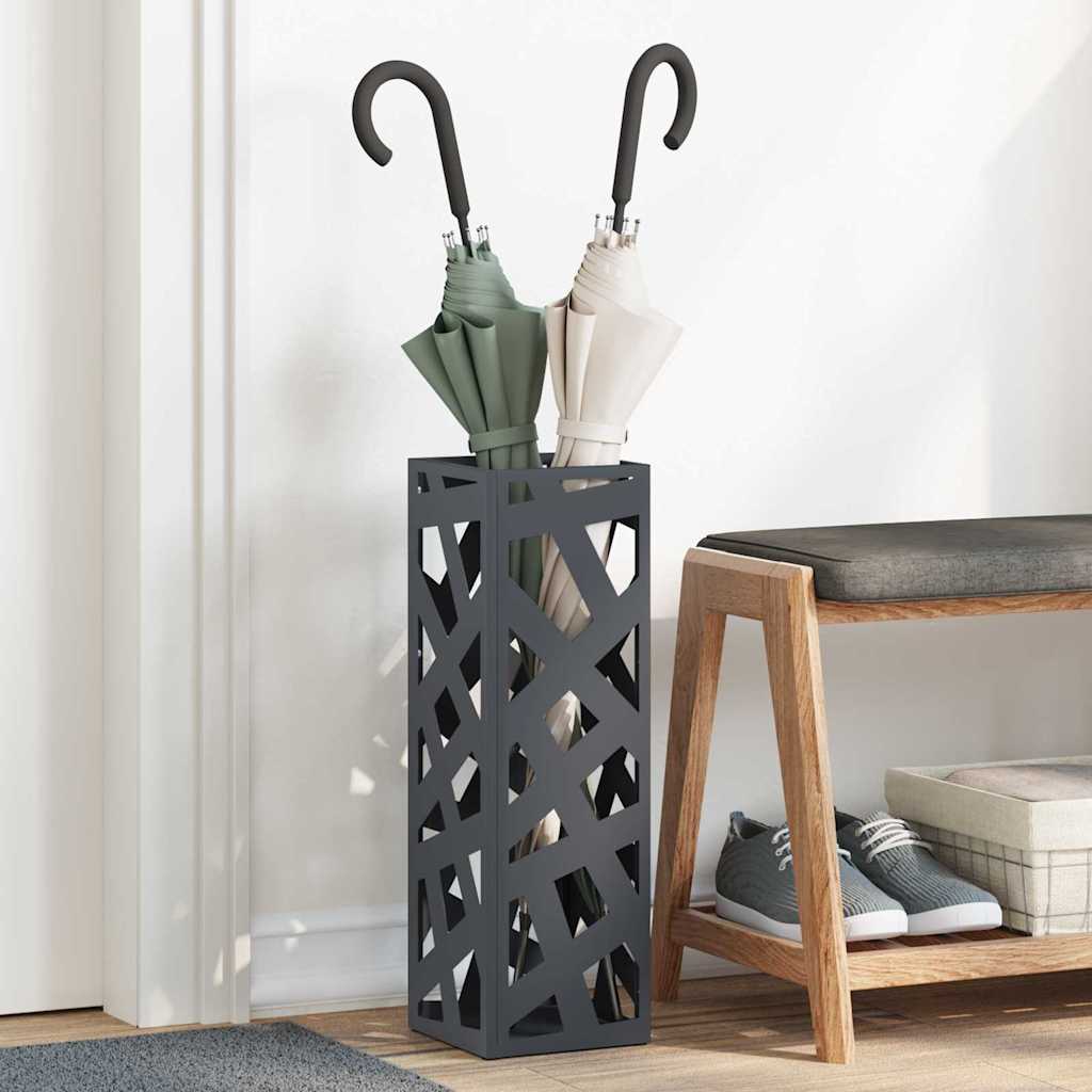Stalak za kišobran Antracit 15,5 x 15,5 x 49 cm Metal