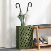 Stalak za kišobran Maslinovo zelena 28 x 12 x 41 cm Čelik