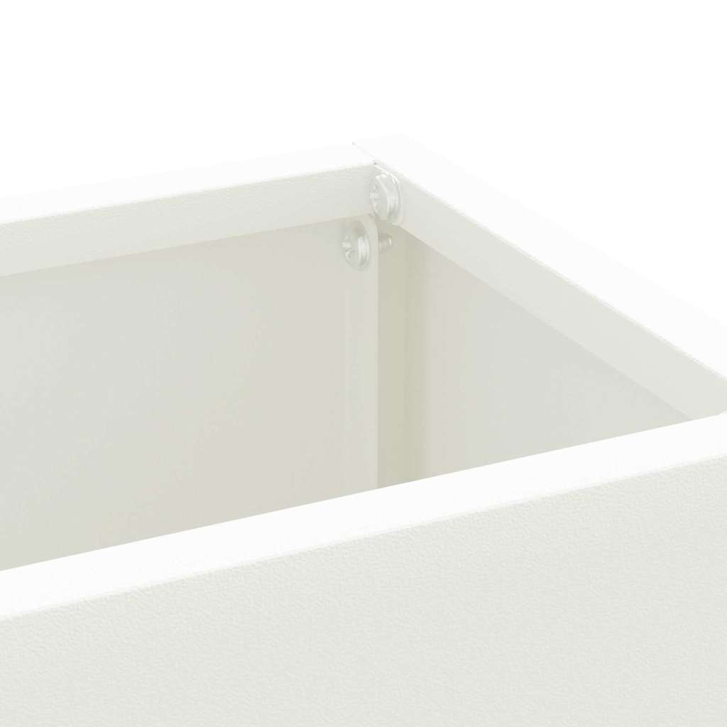 Stalak za kišobran Bijelo 28 x 12 x 41 cm Čelik