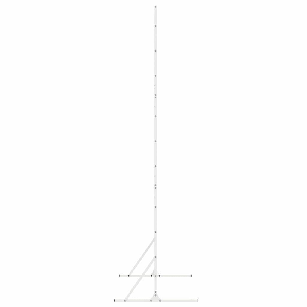Zaslon za privatnost 100 x 50 x 180 cm Čelik Bijela