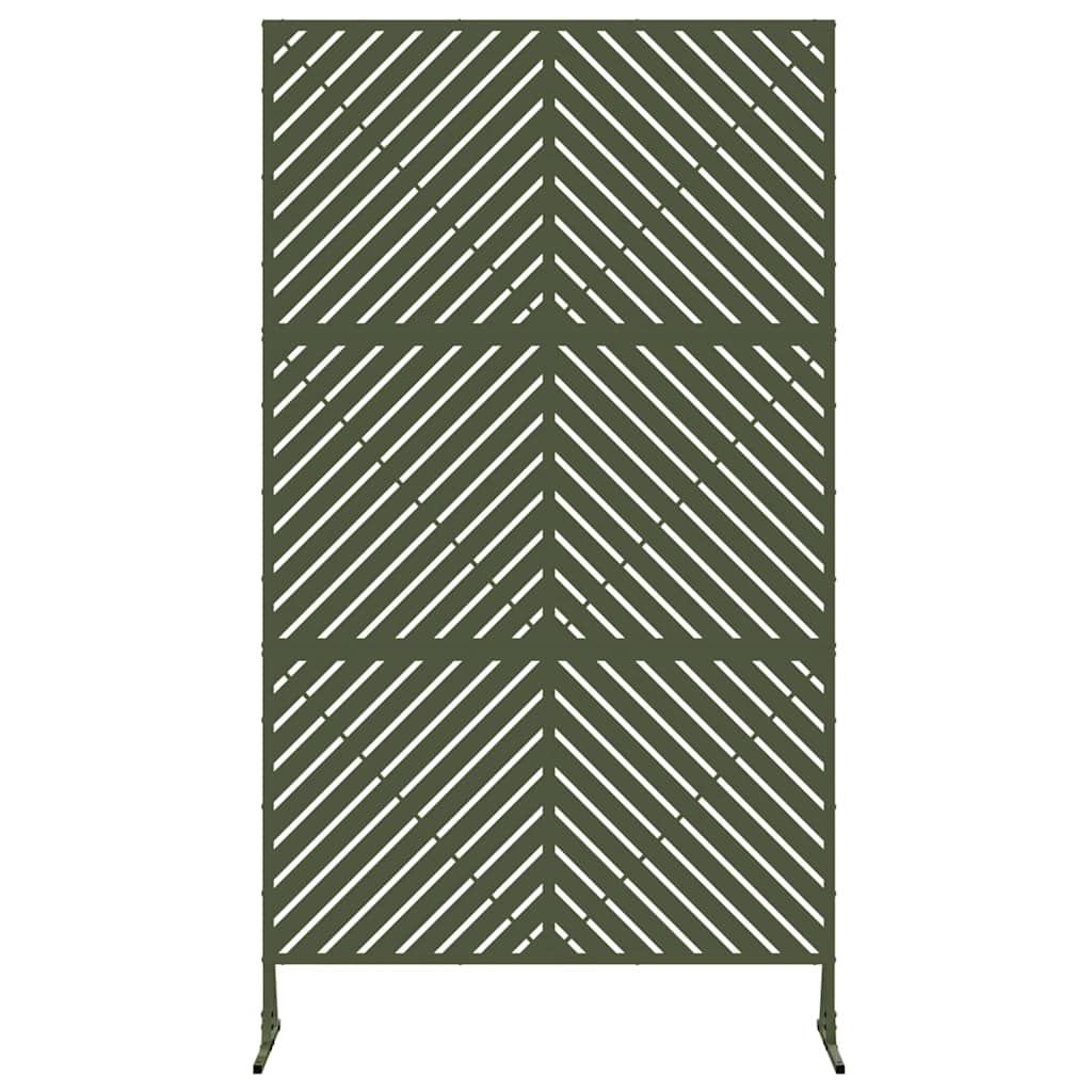 Zaslon za privatnost Maslinasta 100 x 50 x 180 cm Čelik