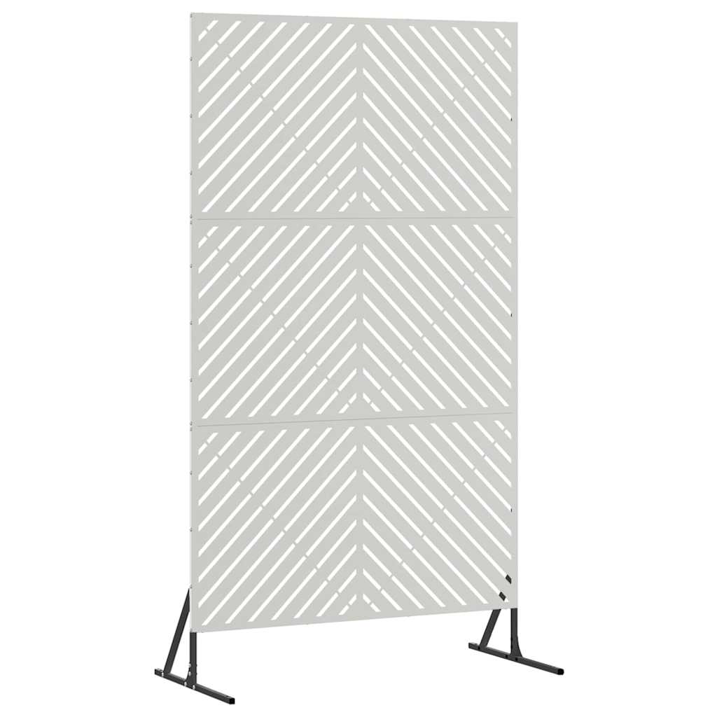 Zaslon za privatnost Siva 100 x 50 x 180 cm Čelik