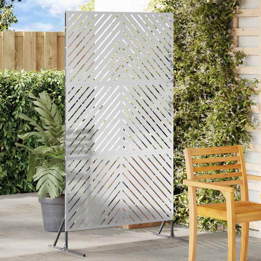 Zaslon za privatnost Siva 100 x 50 x 180 cm Čelik