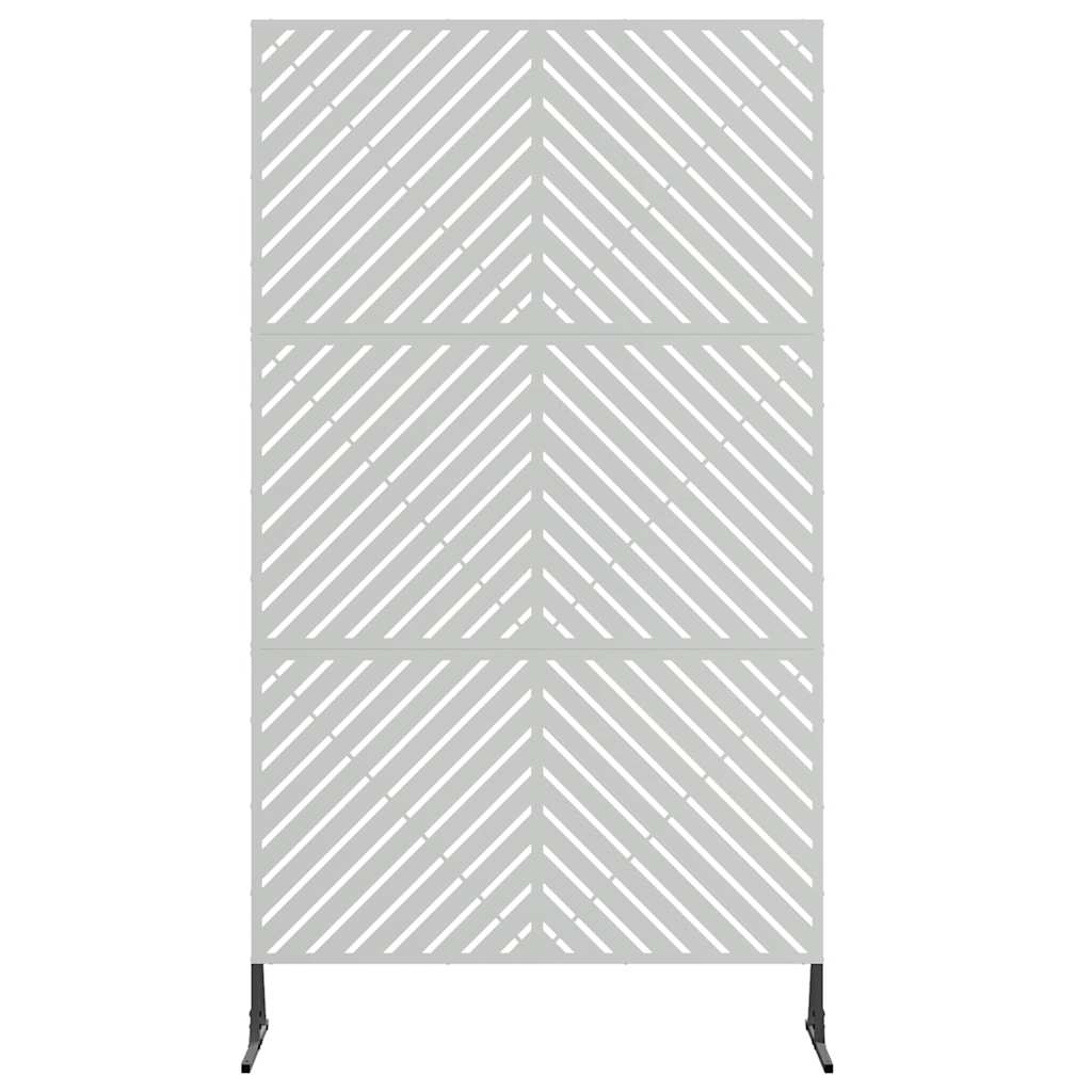 Zaslon za privatnost Siva 100 x 50 x 180 cm Čelik