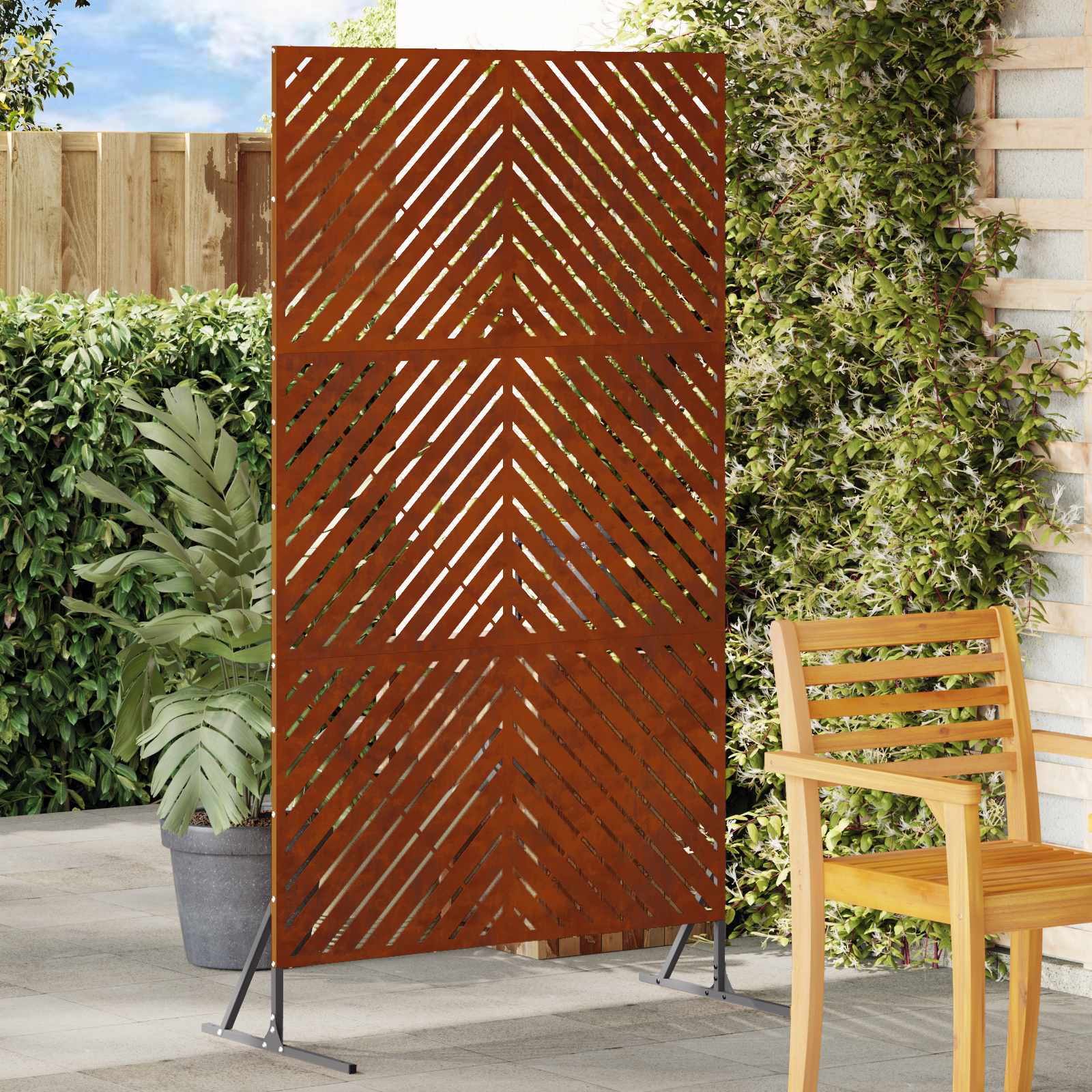 Zaslon za privatnost Siva 100 x 50 x 180 cm Čelik