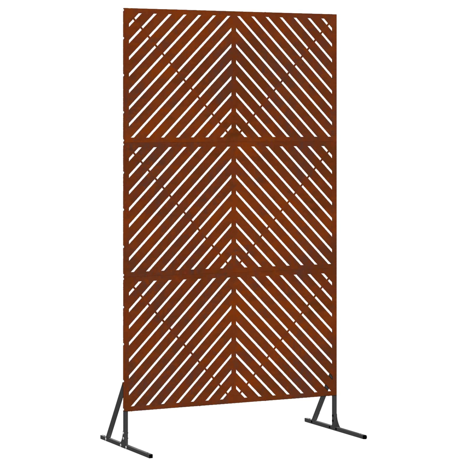 Zaslon za privatnost Siva 100 x 50 x 180 cm Čelik