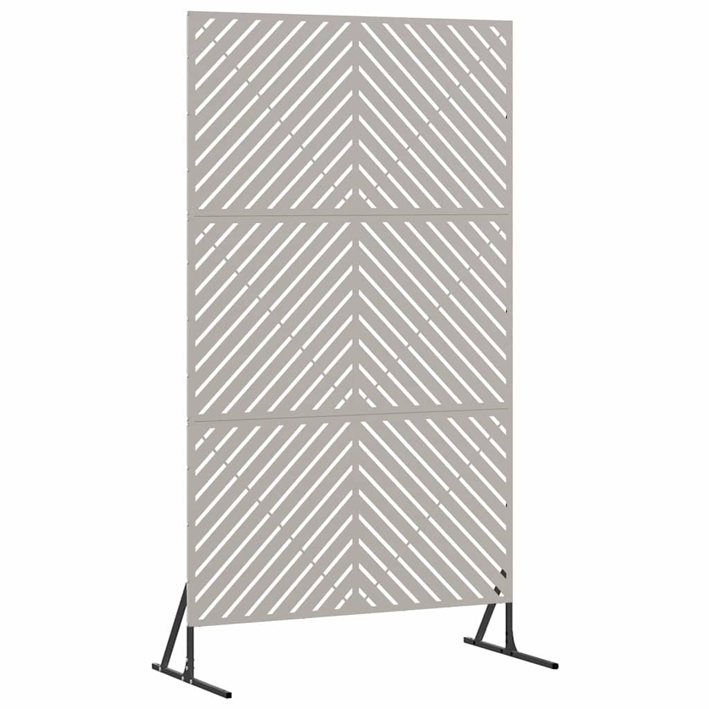Zaslon za privatnost Siva 100 x 50 x 180 cm Čelik