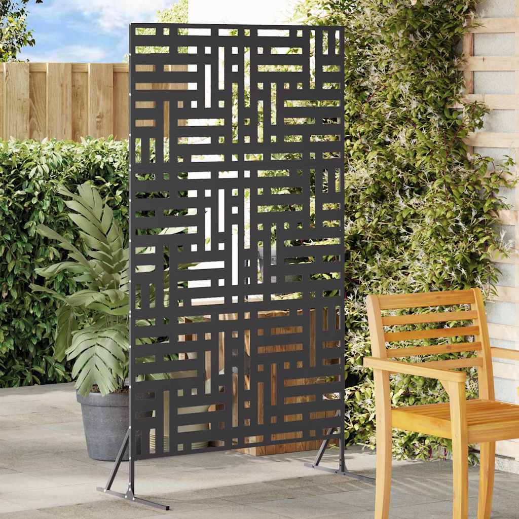 Zaslon za privatnost Crna 100 x 50 x 180 cm Čelik