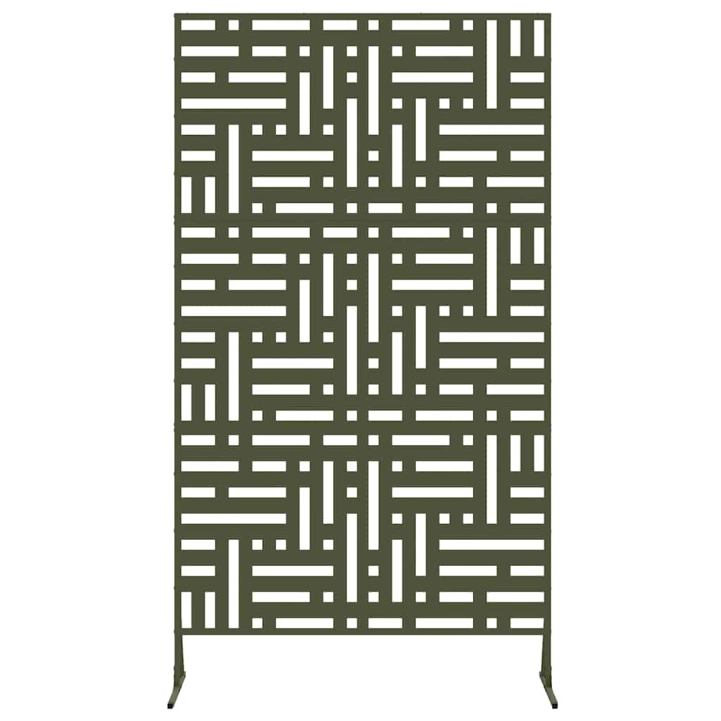 Zaslon za privatnost Maslinasta 100 x 50 x 180 cm Čelik