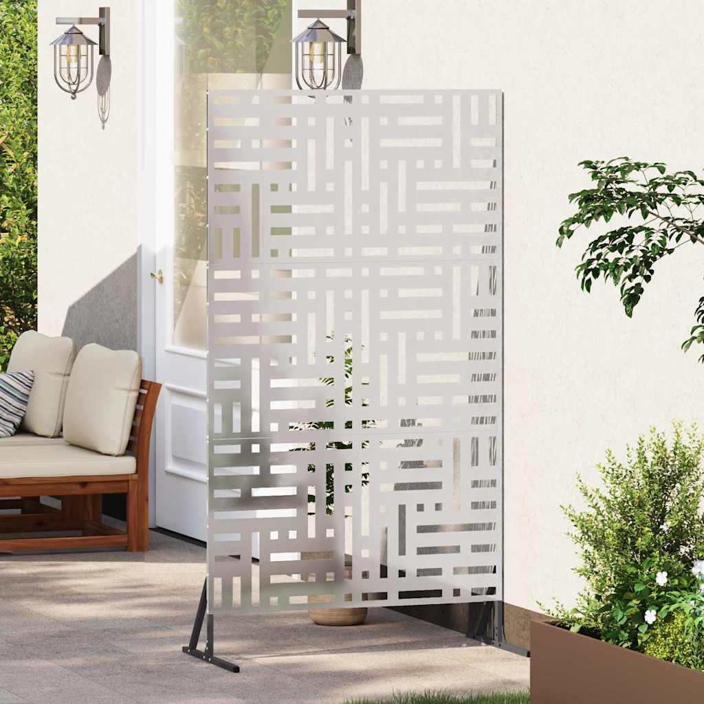 Zaslon za privatnost Siva 100 x 50 x 180 cm Čelik