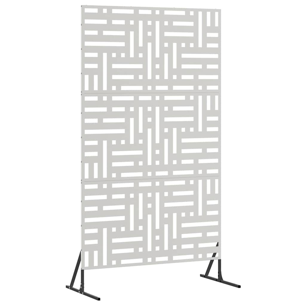 Zaslon za privatnost Siva 100 x 50 x 180 cm Čelik
