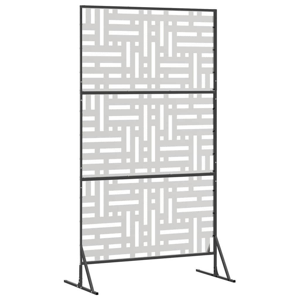 Zaslon za privatnost Siva 100 x 50 x 180 cm Čelik