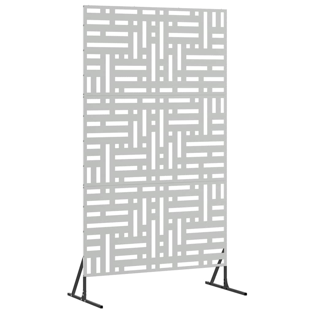 Zaslon za privatnost Siva 100 x 50 x 180 cm Čelik