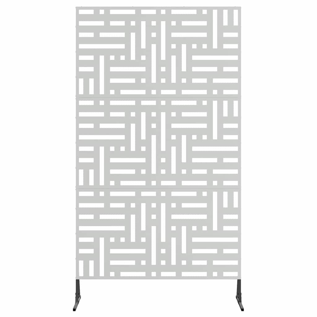 Zaslon za privatnost Siva 100 x 50 x 180 cm Čelik